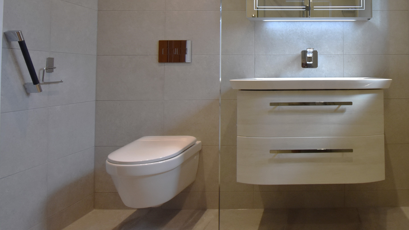 Our latest accessible bathroom renovation