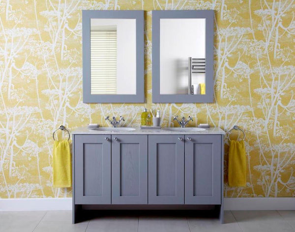 Burbidge Harrow vanity unit in painted lead