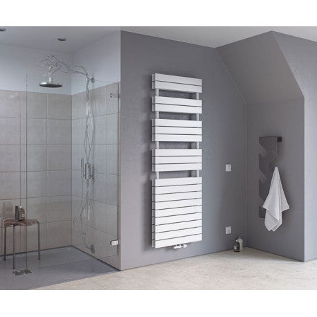 Eucotherm Mars Primus duo white flat panel towel radiator